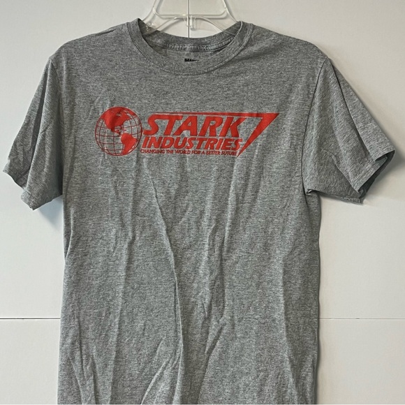 Men’s Marvel Stark Industries Gray T-Shirt. Size Small. - Picture 2 of 9